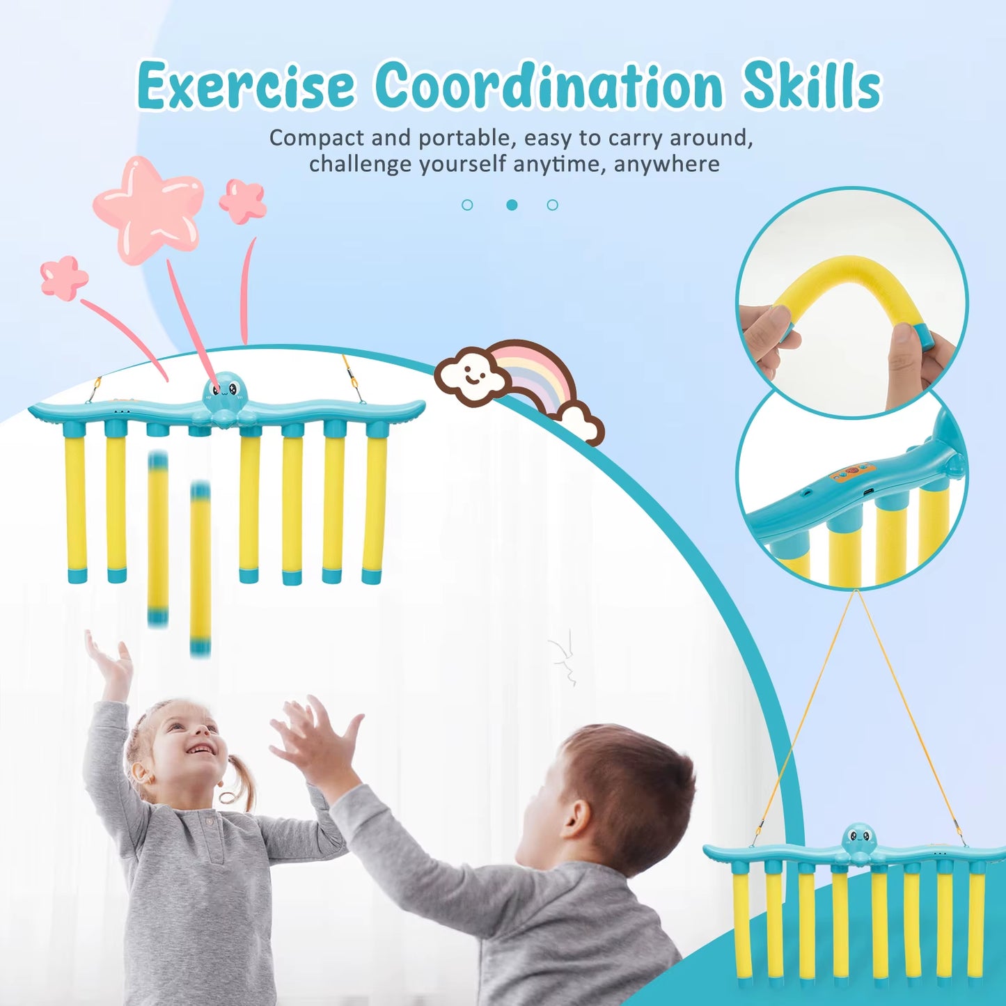 Falling Sticks Reaction Training Game for Children - Parent-Child Interactive Educational Toy